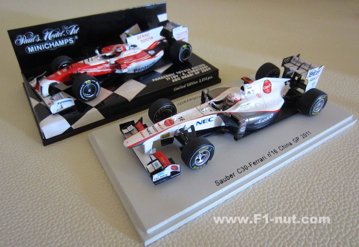 f1 diecast models minichamps