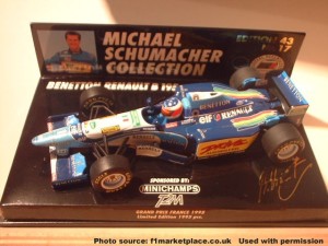 Minichamps 1:43 Michael Schumacher B195 No17w