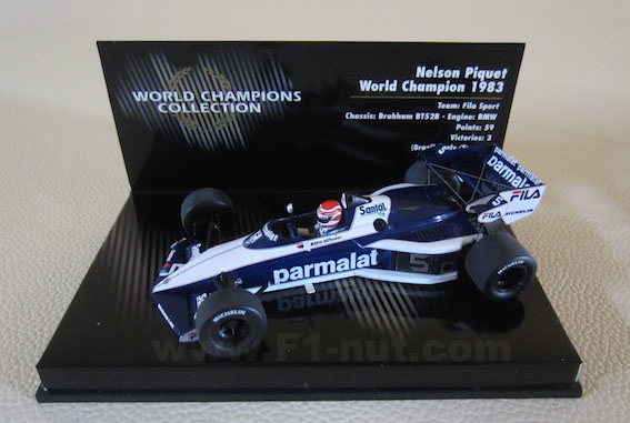 Brabham BT52 World Champion, Signed Piquet , by Minichamps 1:18