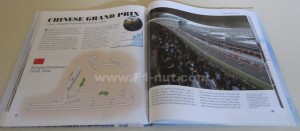 Formula One Race Circuits book pages