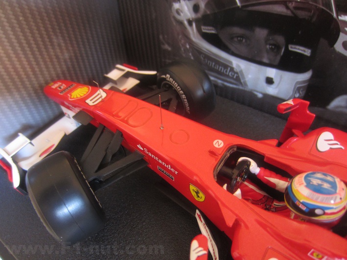 Mattel 1:18 Ferrari F10 F1 Fernando Alonso Bahrain 2010 Elite version 