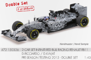 Minichamps resin Red Bull RB11 1:43