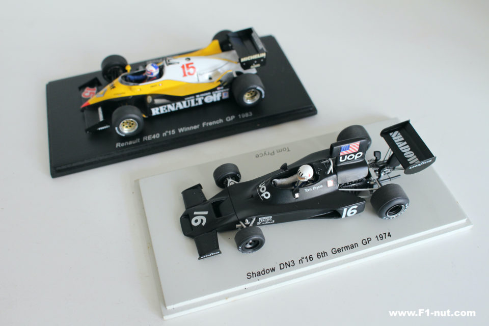Spark S1706 Renault RE40 French GP 1983 - A Prost 1/43