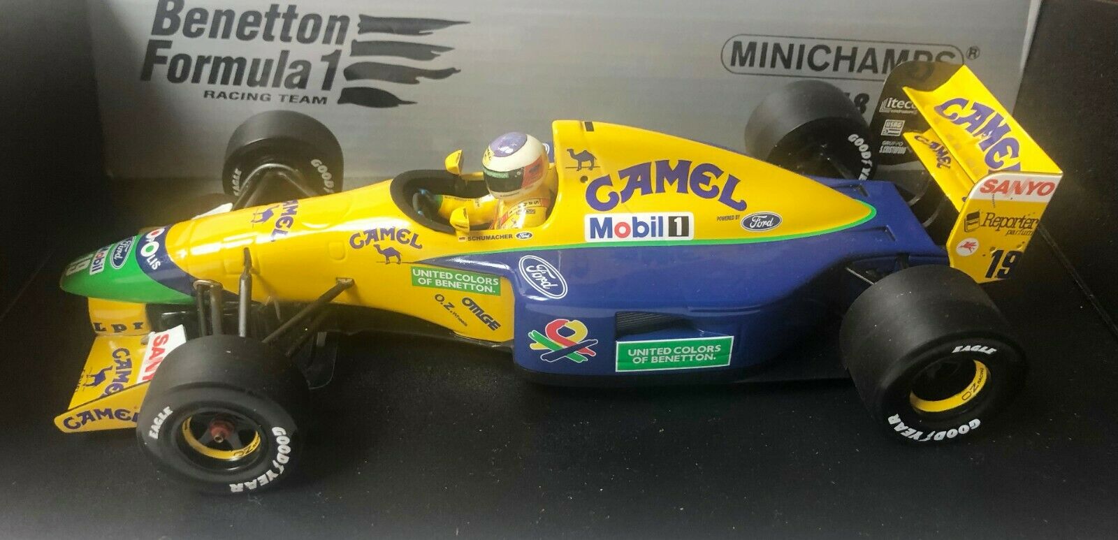 Minichamps Benetton B191 Schumacher 1991 Mexico GP 1:18 | F1-nut.com