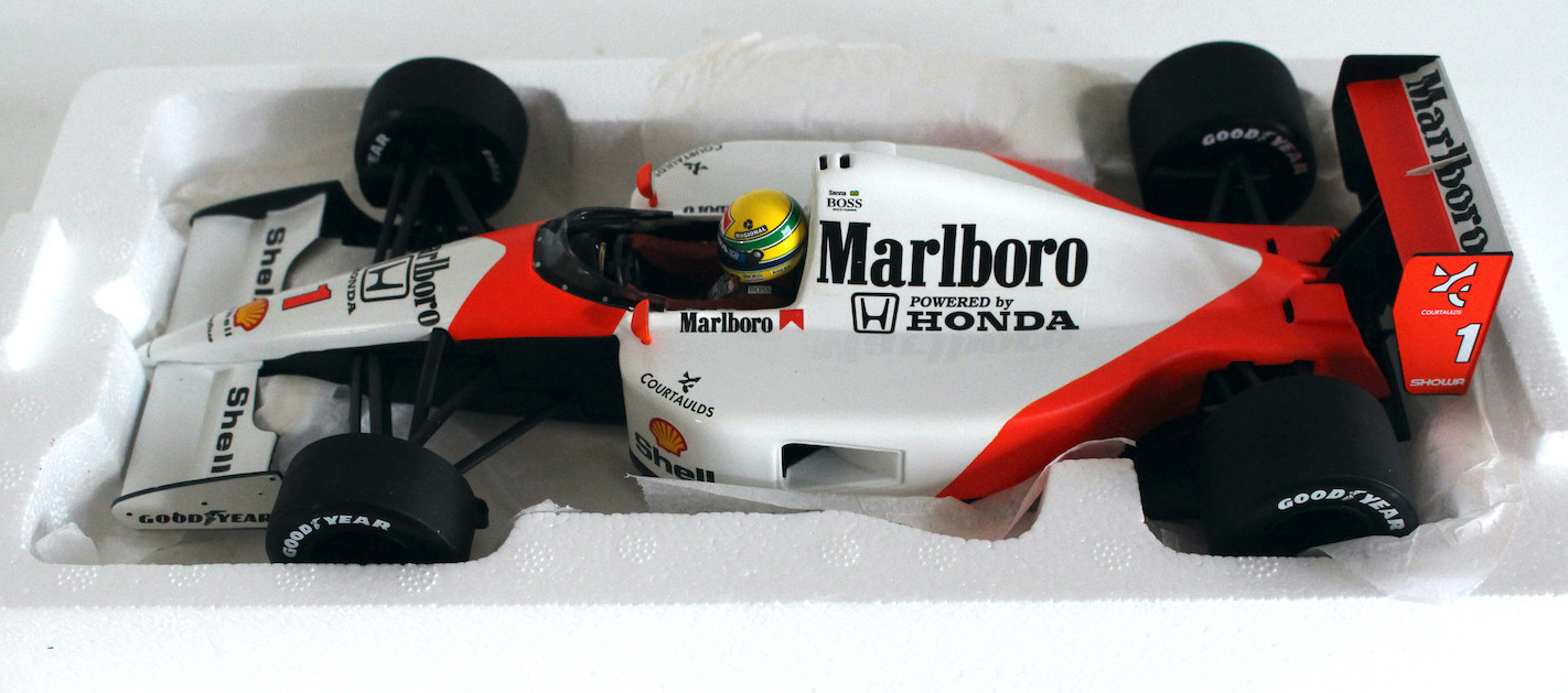 【大幅値下げ】F1アイルトンセナ 1/18 McLaren MP4/8 Ford