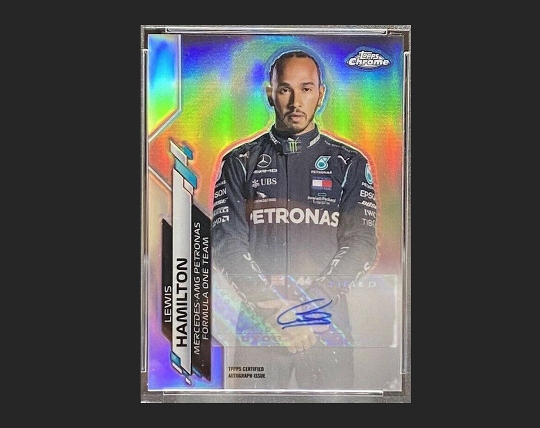 A look at Formula One trading cards and top prices