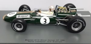 Spark Brabham BT19 Jack Brabham 1966 German GP 1:18