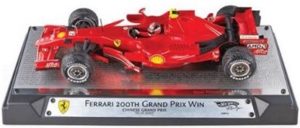 Hotwheels Ferrari F2007 Kimi 200 GP win 1:18