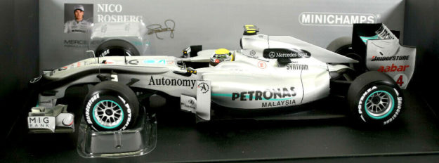 1/18 Mercedes W02 Rosberg F1 2011 - Collection