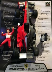 Hotwheels Schumacher Anatomy of champion 1:18