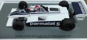 Spark Brabham BT49C Piquet 1981 Argentine GP 1:18
