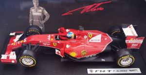 Hotwheels Ferrari F14T Alonso 2014 1:18