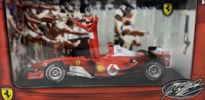 Hotwheels Ferrari F2004 Schumacher Suzuka win 1:18