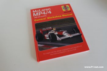 MP4/4 Owners Manual book cover