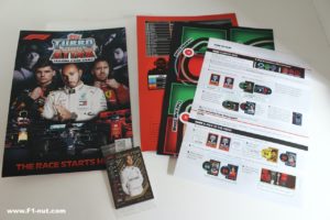 Turbo Attax F1 2020 starter pack contents