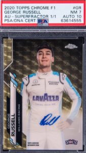 2020 Topps Chrome Russell Auto Superfractor