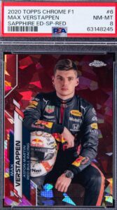 2020 Topps Chrome Sapphire Verstappen Red Refractor 