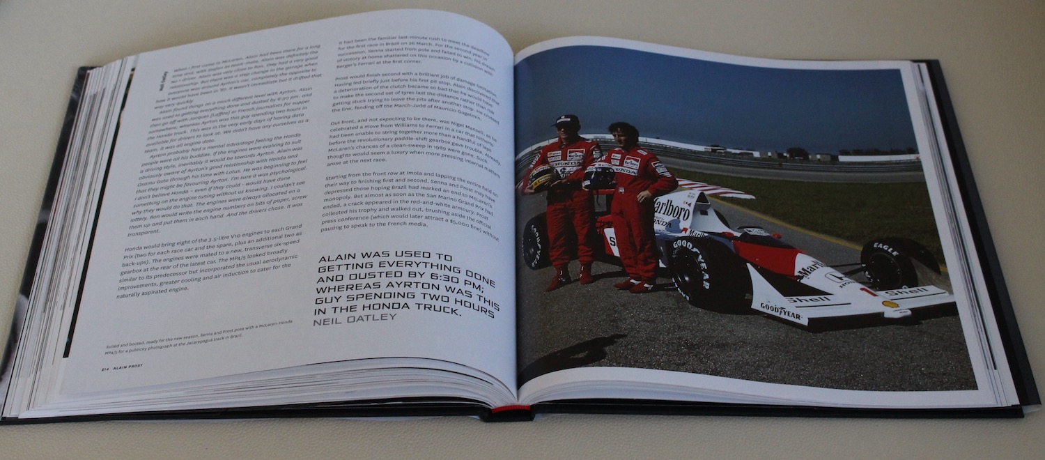 Alain Prost Maurice Hamilton book pages | F1-nut.com