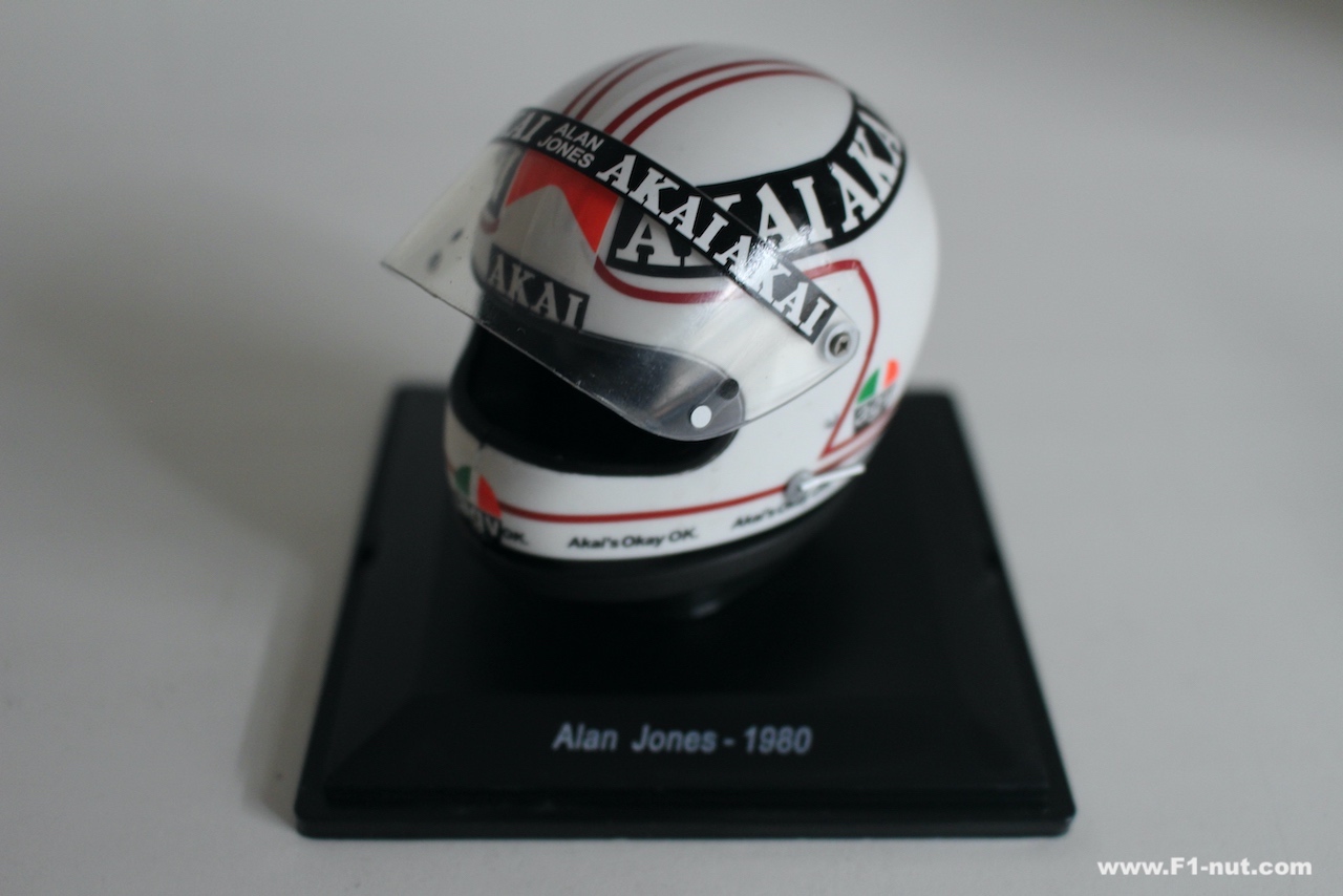 F1 Helmet review – 1:5 SparkEditions Alan Jones 1980 | F1-nut.com